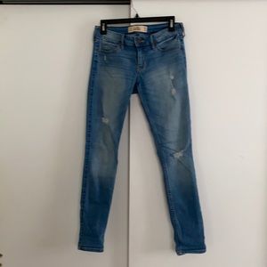 Hollister super skinny jeans 3S W26 L29 blue wash